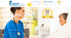 Desktop Screenshot of homecarelebanon.com
