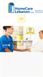 Mobile Screenshot of homecarelebanon.com